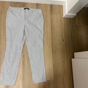 Amanda & Chelsea Men's Pinstripe Pants - Black and White